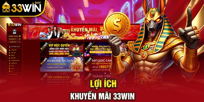 Lợi ích khuyến mãi 33WIN