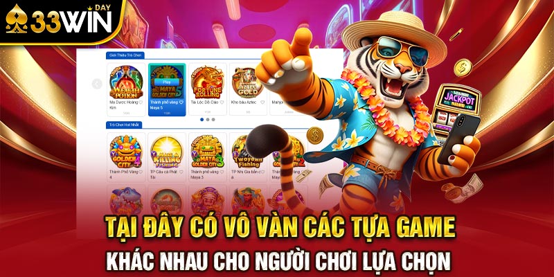 Tại đây có vô vàn các tựa game khác nhau cho người chơi lựa chọn